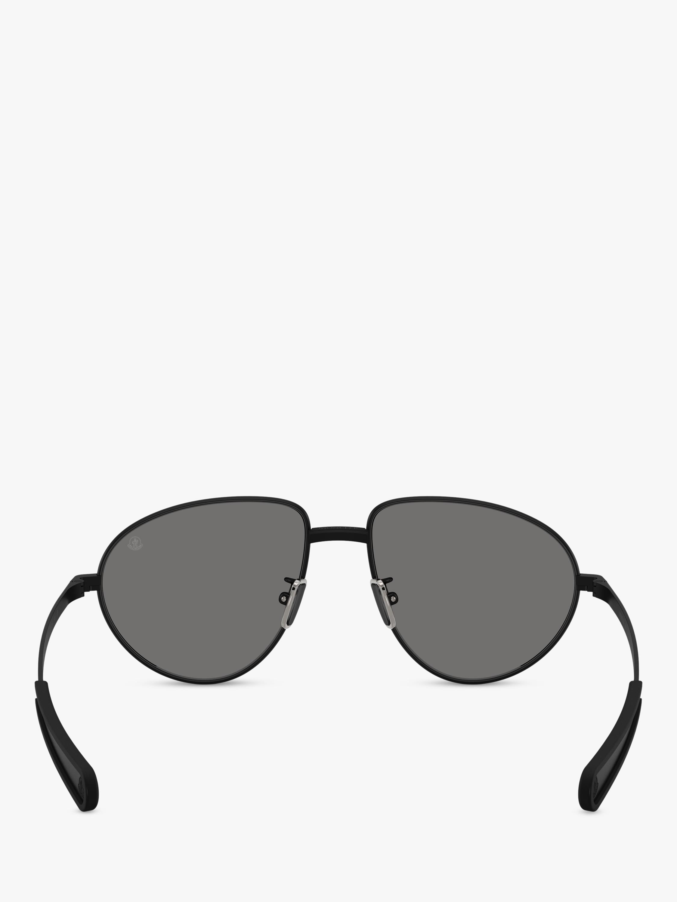 Moncler aviator sunglasses black polarised 55mm lens, imported from the UK