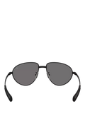 Moncler aviator sunglasses black polarised 55mm lens, imported from the UK