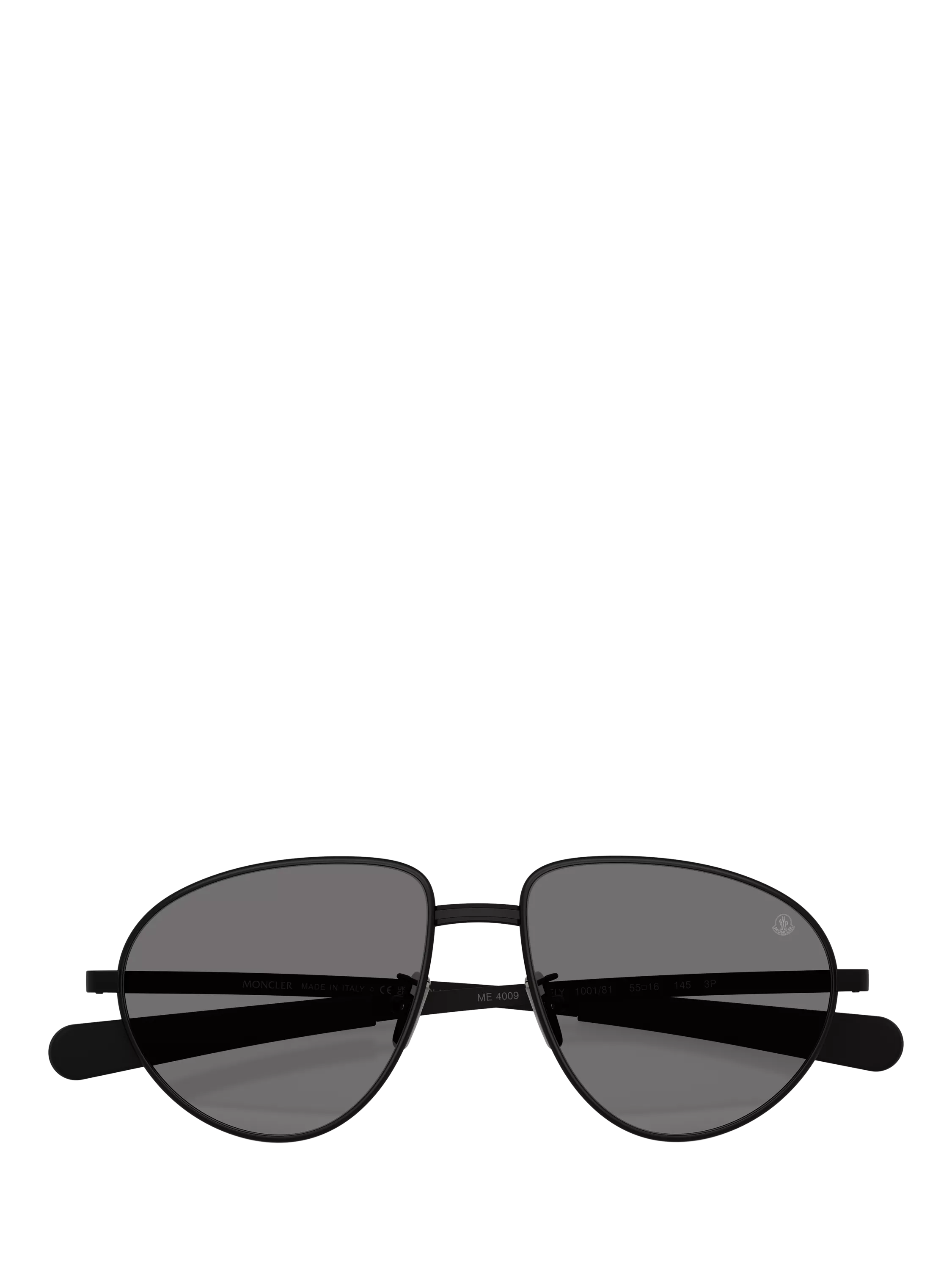 Moncler aviator sunglasses black polarised 55mm lens, imported from the UK