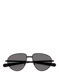 Moncler aviator sunglasses black polarised 55mm lens, imported from the UK