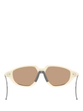 Moncler irregular sunglasses white brown frame, imported from the UK