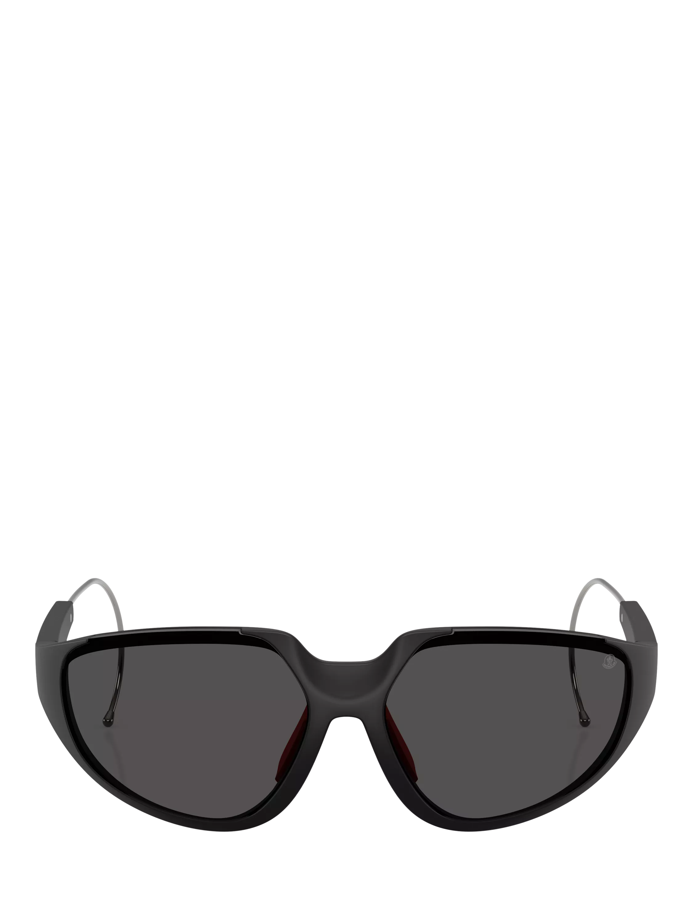 Moncler irregular sunglasses black frame 64mm lens, UK version
