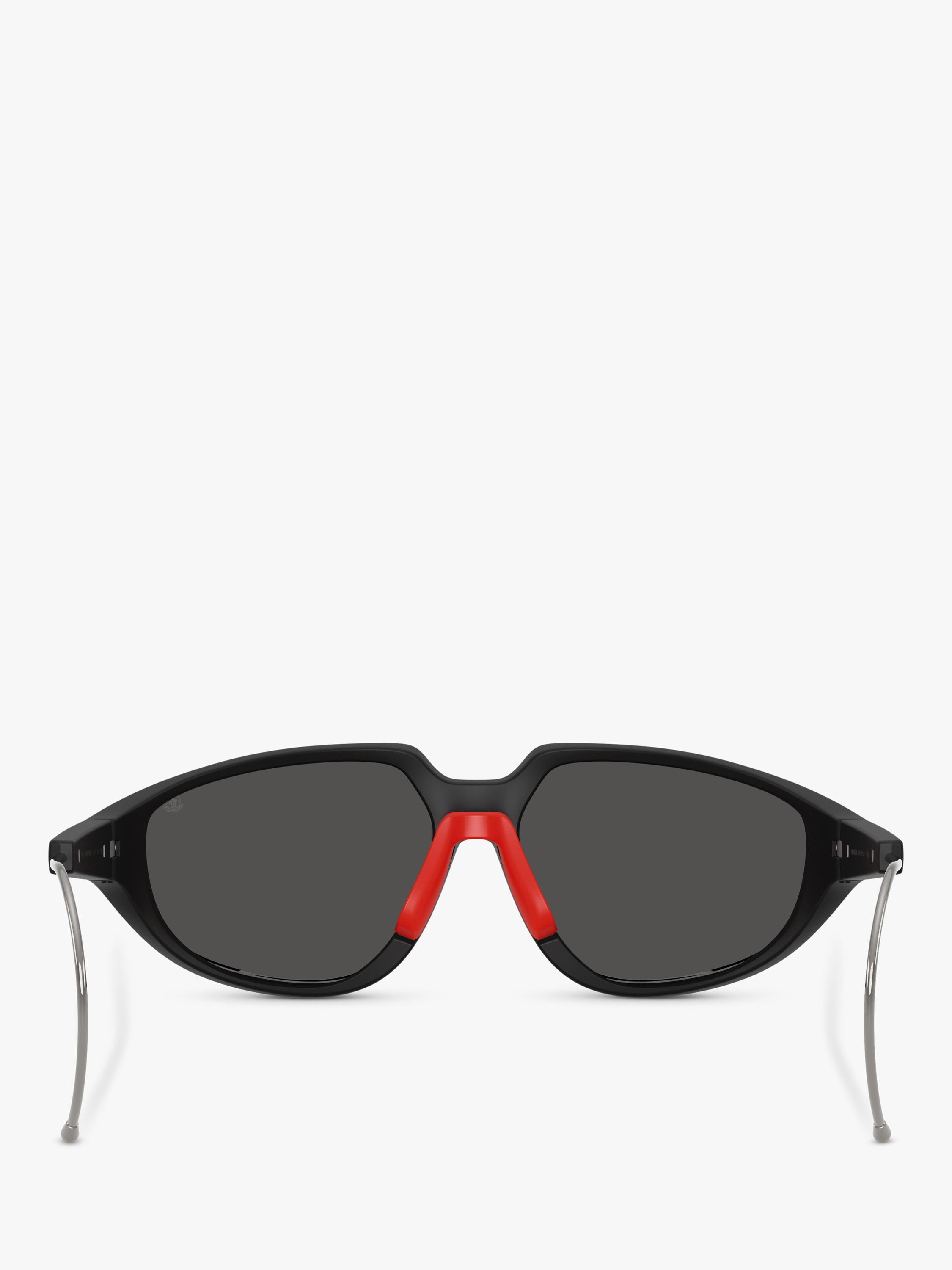 Moncler irregular sunglasses black frame 64mm lens, UK version