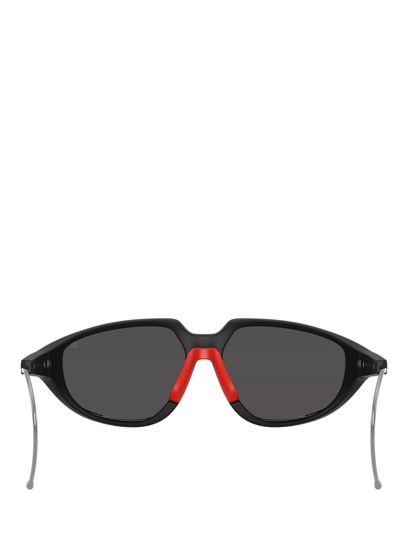 Moncler irregular sunglasses black frame 64mm lens, UK version