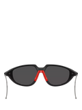 Moncler irregular sunglasses black frame 64mm lens, UK version
