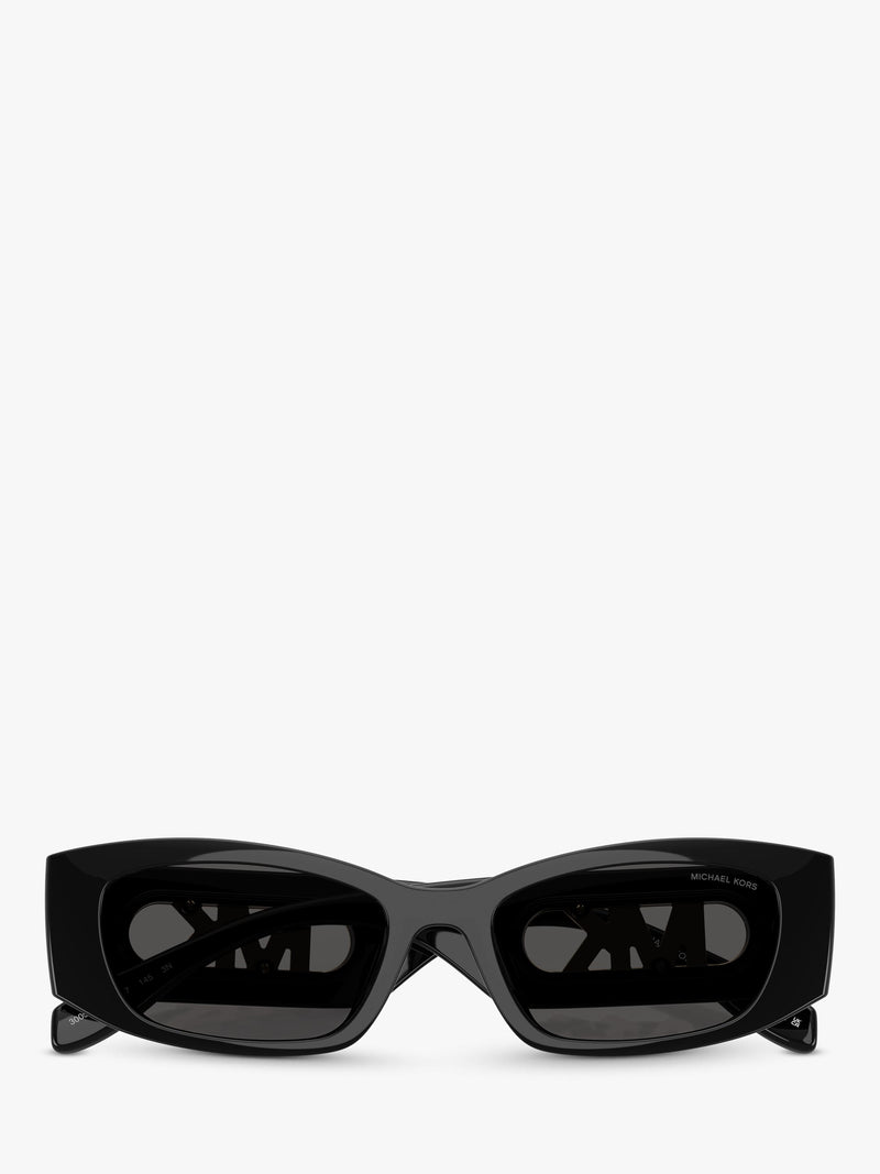 Michael Kors MK2243 rectangular black sunglasses - imported from the UK