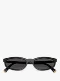 Miu Miu oval sunglasses black acetate frame, Italian design, UK version