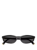 Miu Miu oval sunglasses black acetate frame, Italian design, UK version