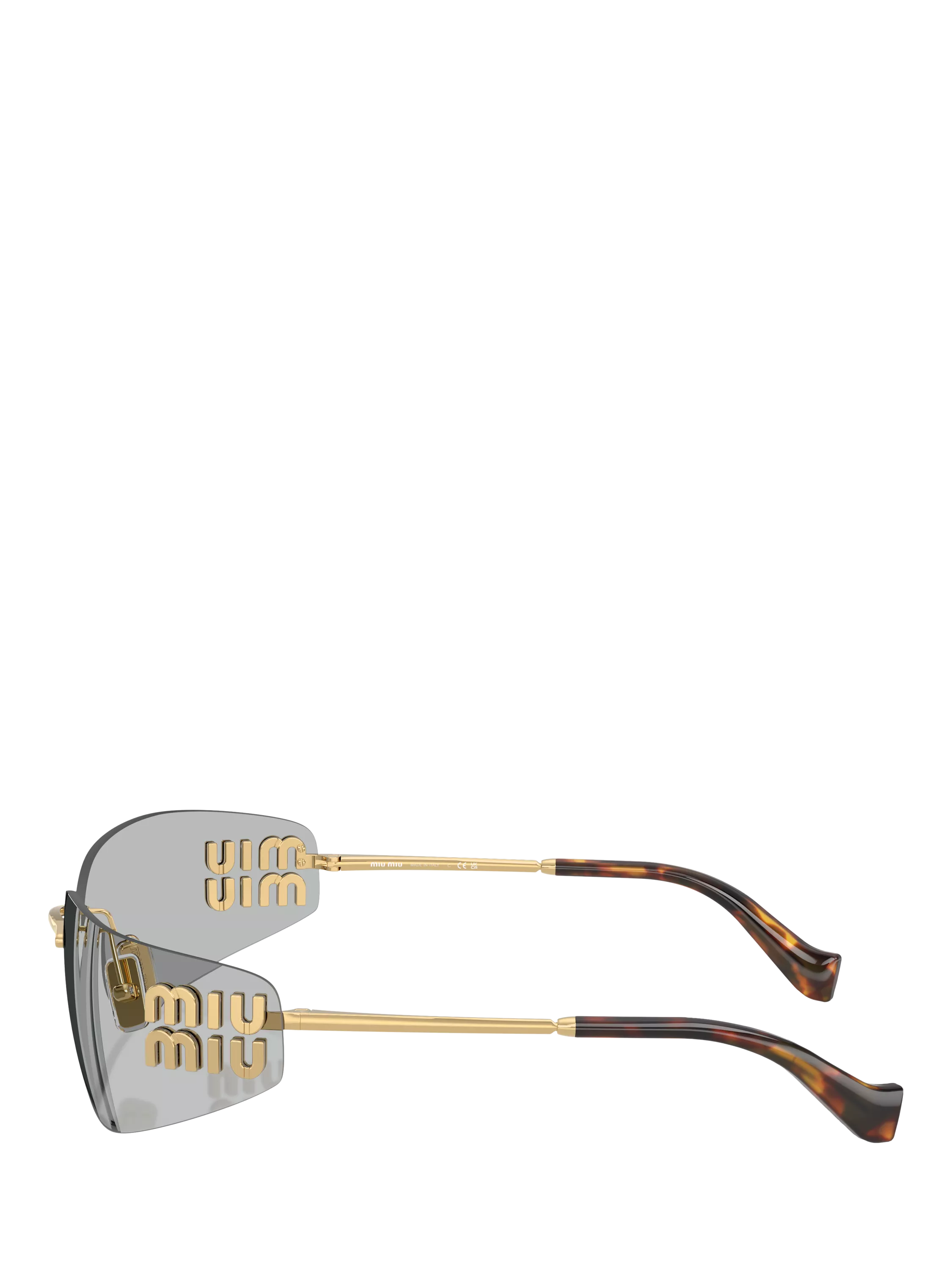 Miu Miu rectangular sunglasses 75mm lens, imported from the UK