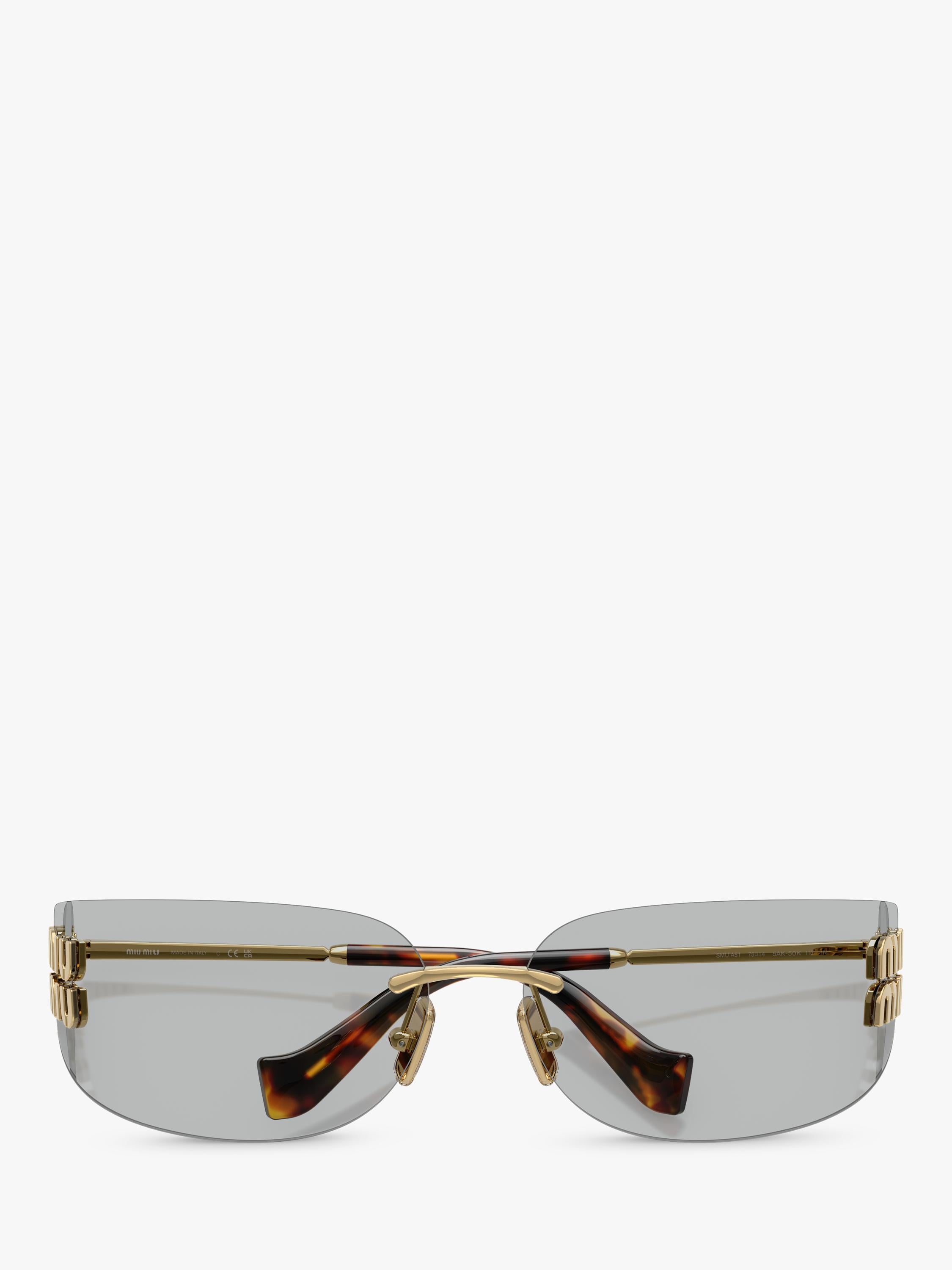 Miu Miu rectangular sunglasses 75mm lens, imported from the UK