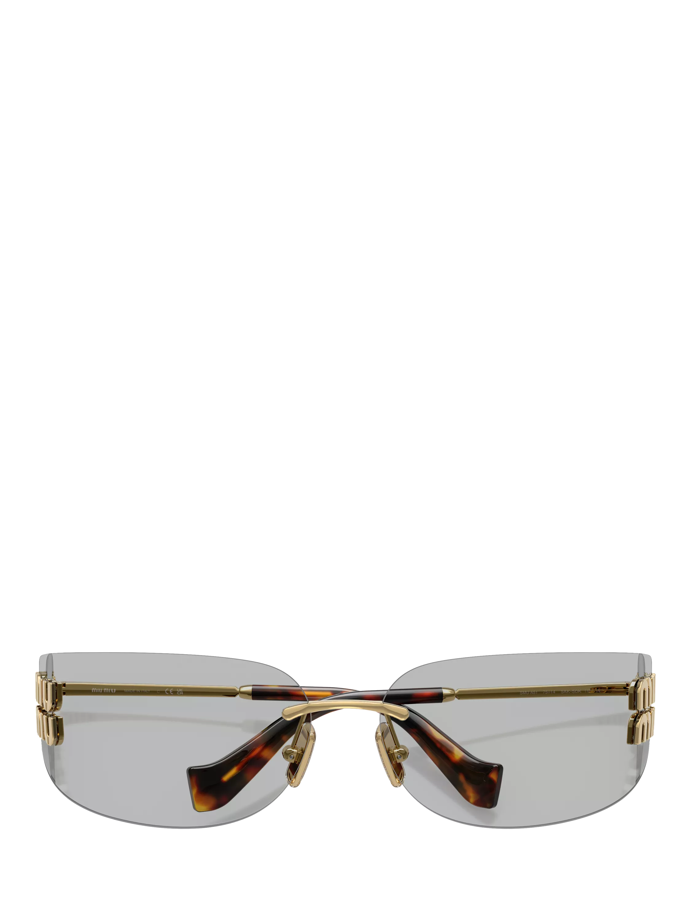 Miu Miu rectangular sunglasses 75mm lens, imported from the UK
