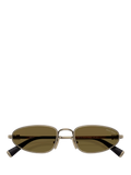 Miu Miu irregular sunglasses gold/brown 52mm, imported from the UK