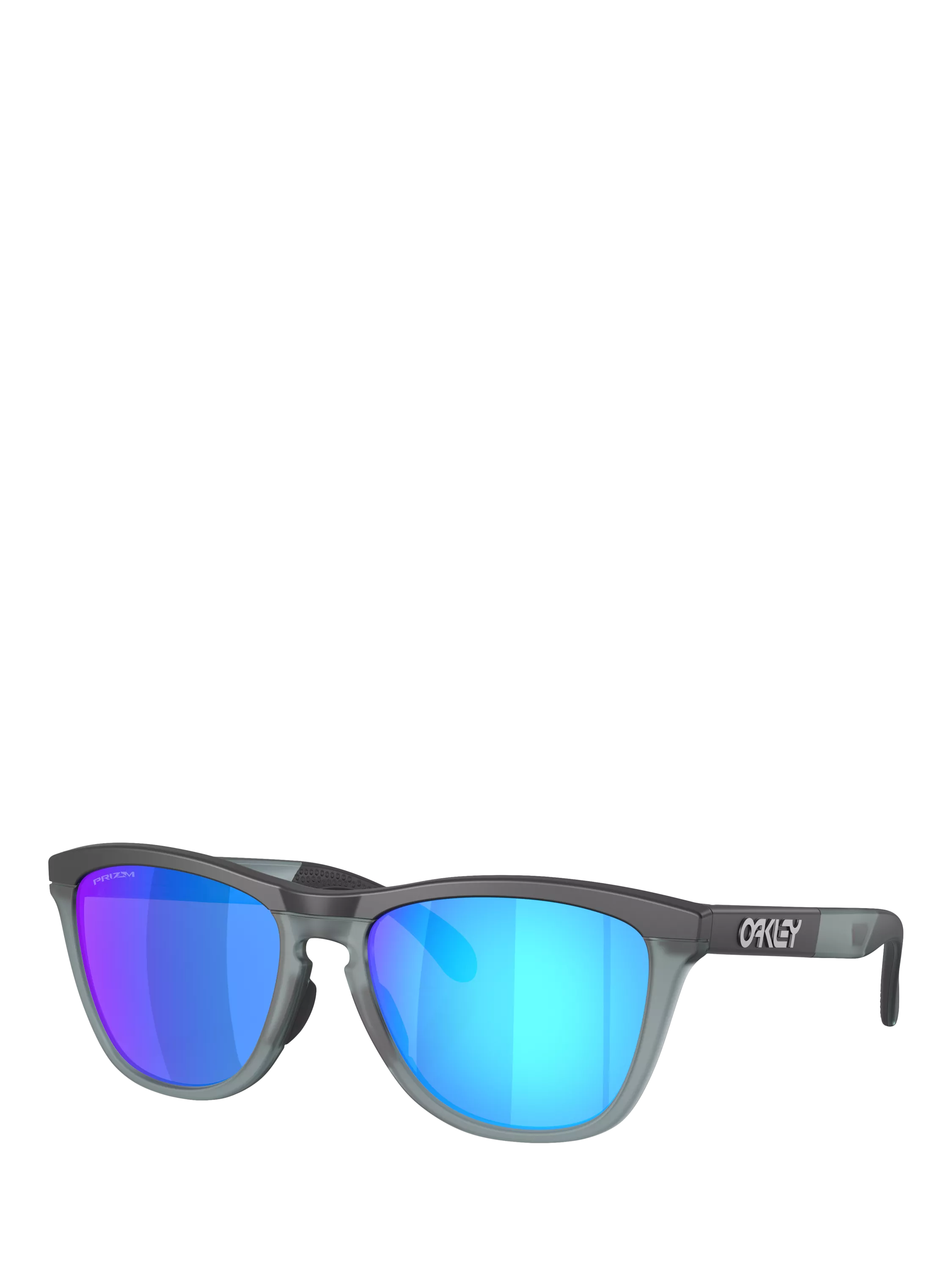 Oakley OO9284 D-Frame sunglasses grey mirrored blue, UK version