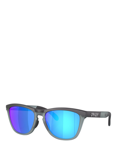 John Lewis Oakley OO9284 Men's Mirrored D-Frame Sunglasses Grey/Mirro Blue 55mm- Buy online at McGrocer