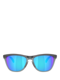 Oakley OO9284 D-Frame sunglasses grey mirrored blue, UK version