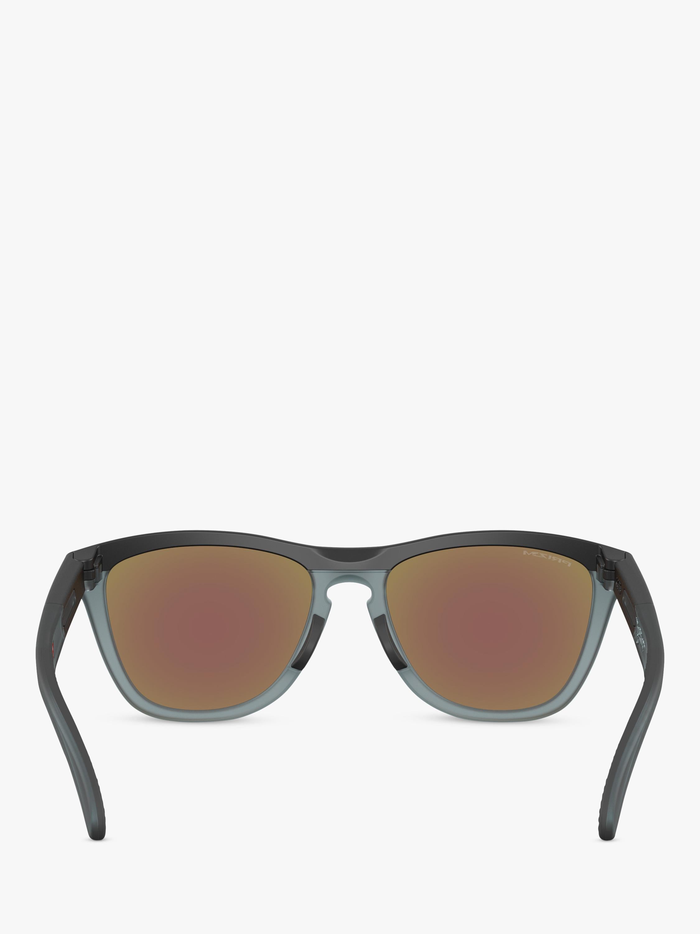 Oakley OO9284 D-Frame sunglasses grey mirrored blue, UK version