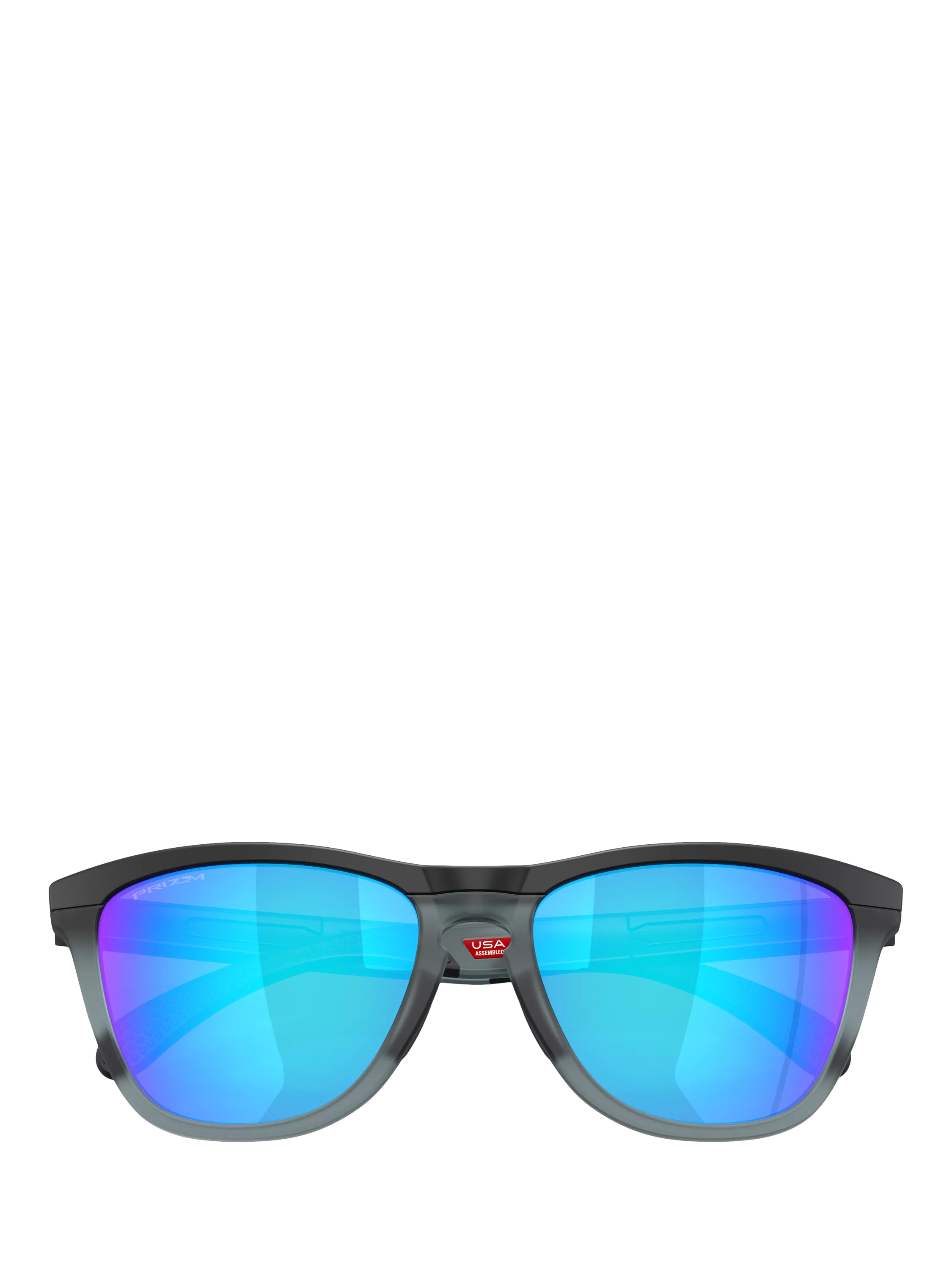 Oakley OO9284 D-Frame sunglasses grey mirrored blue, UK version