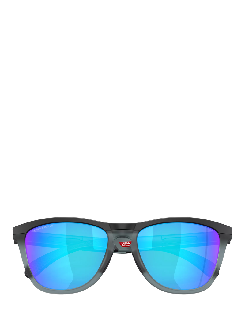 Oakley OO9284 D-Frame sunglasses grey mirrored blue, UK version