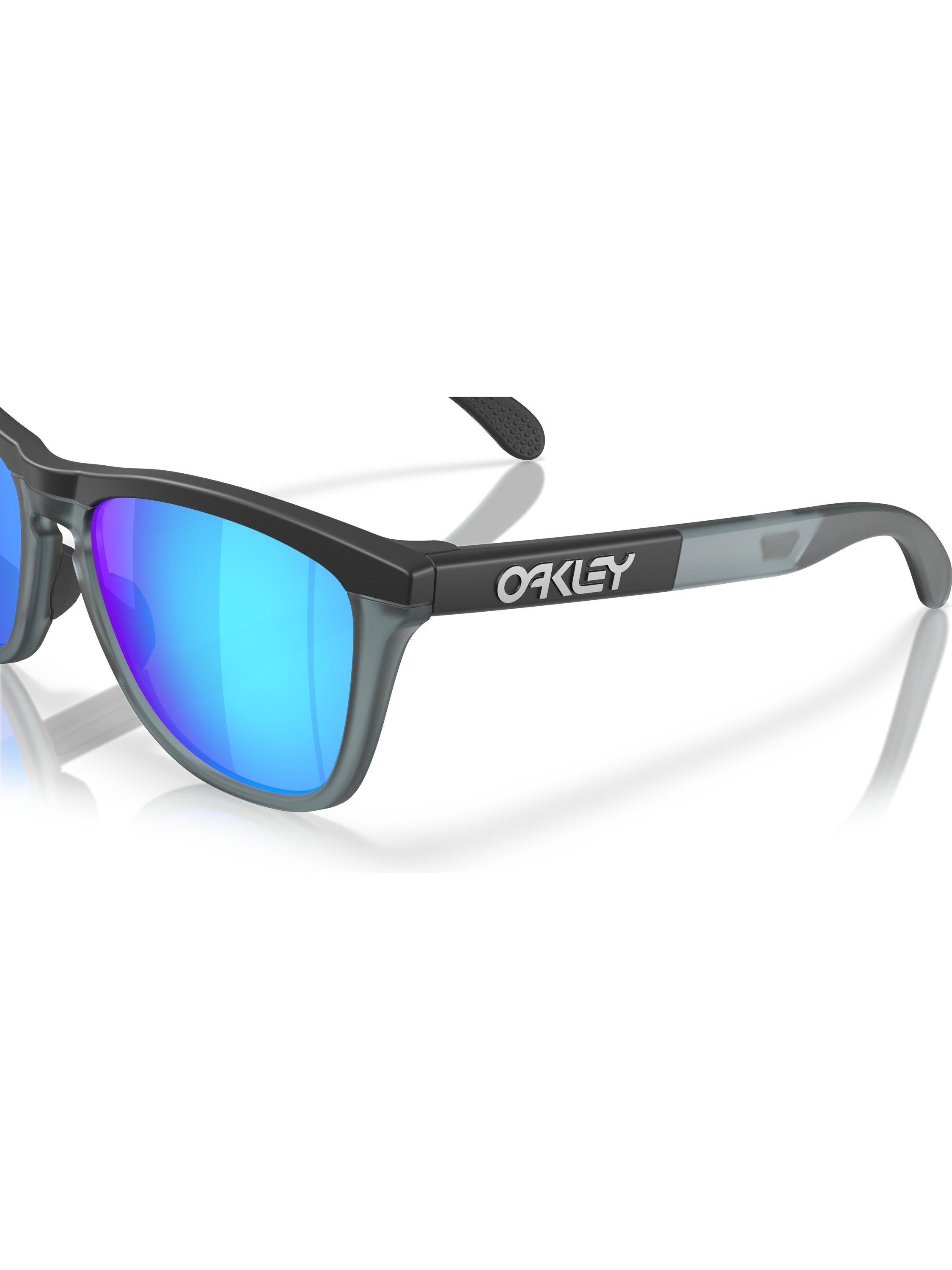 Oakley OO9284 D-Frame sunglasses grey mirrored blue, UK version