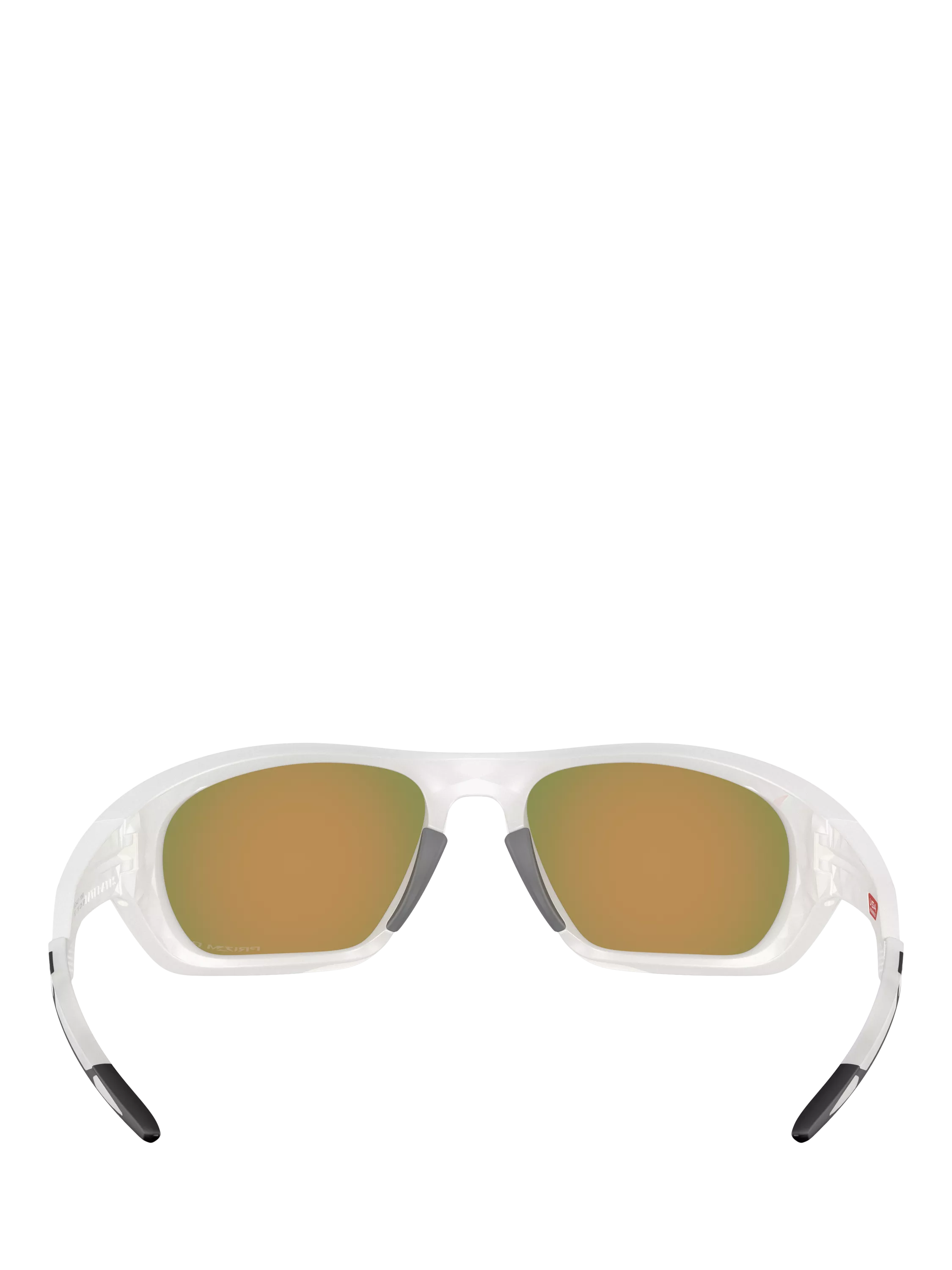 Oakley OO9431 men's polarised rectangular sunglasses grey orange, imported from the UK