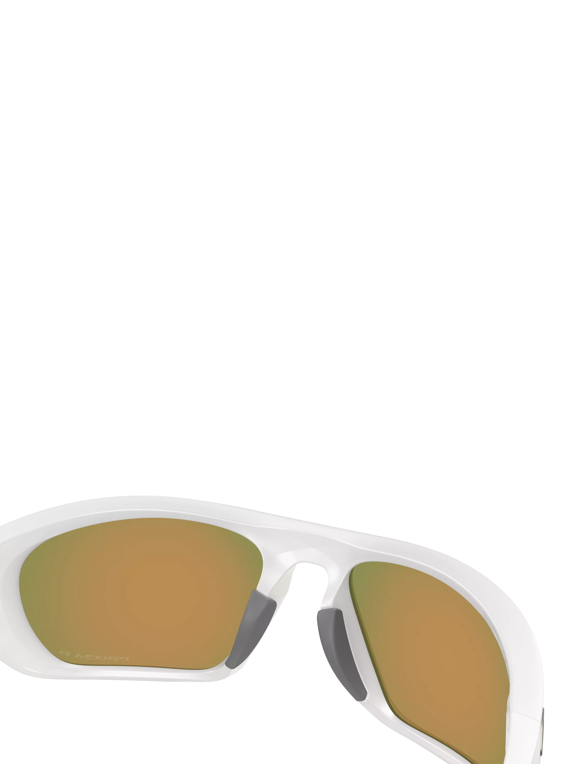 Oakley OO9431 men's polarised rectangular sunglasses grey orange, imported from the UK
