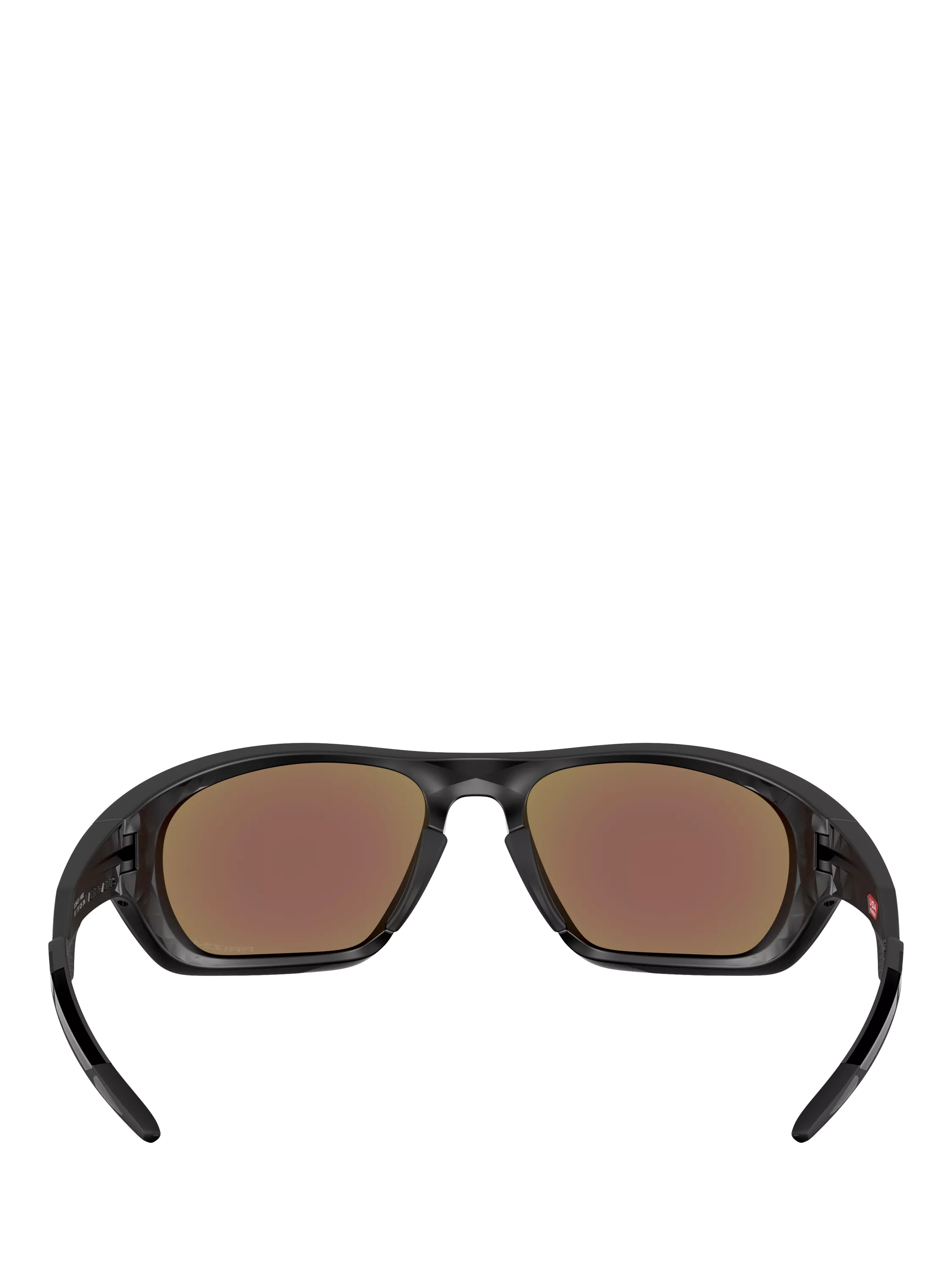Oakley rectangular sunglasses black frame blue lenses - British product
