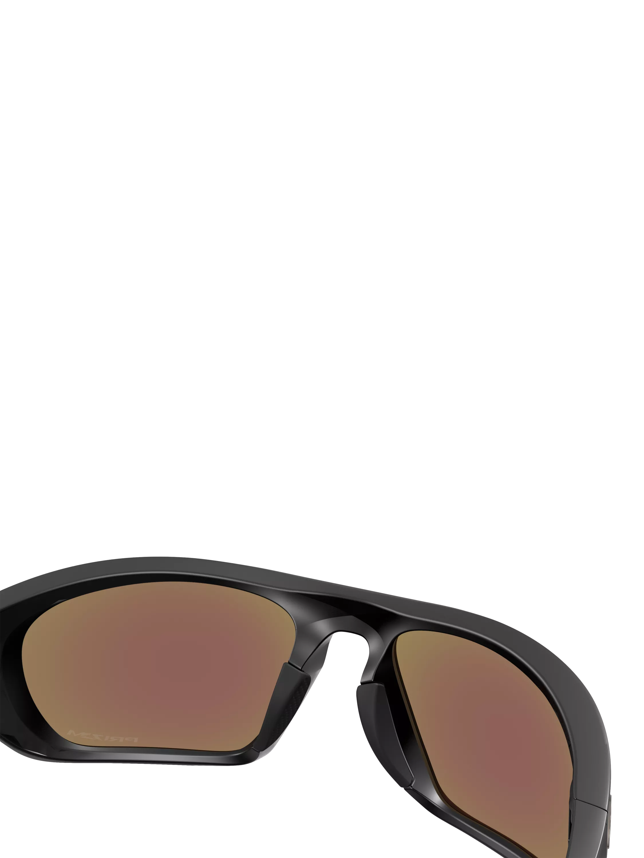 Oakley rectangular sunglasses black frame blue lenses - British product