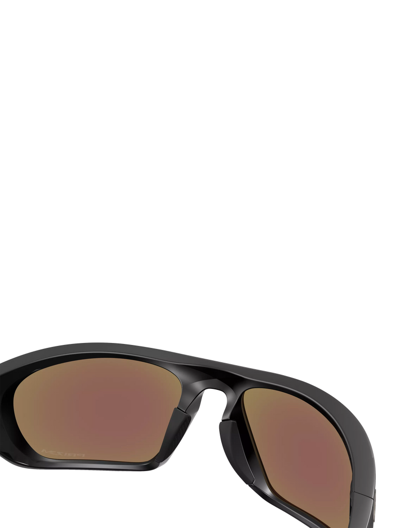 Oakley rectangular sunglasses black frame blue lenses - British product