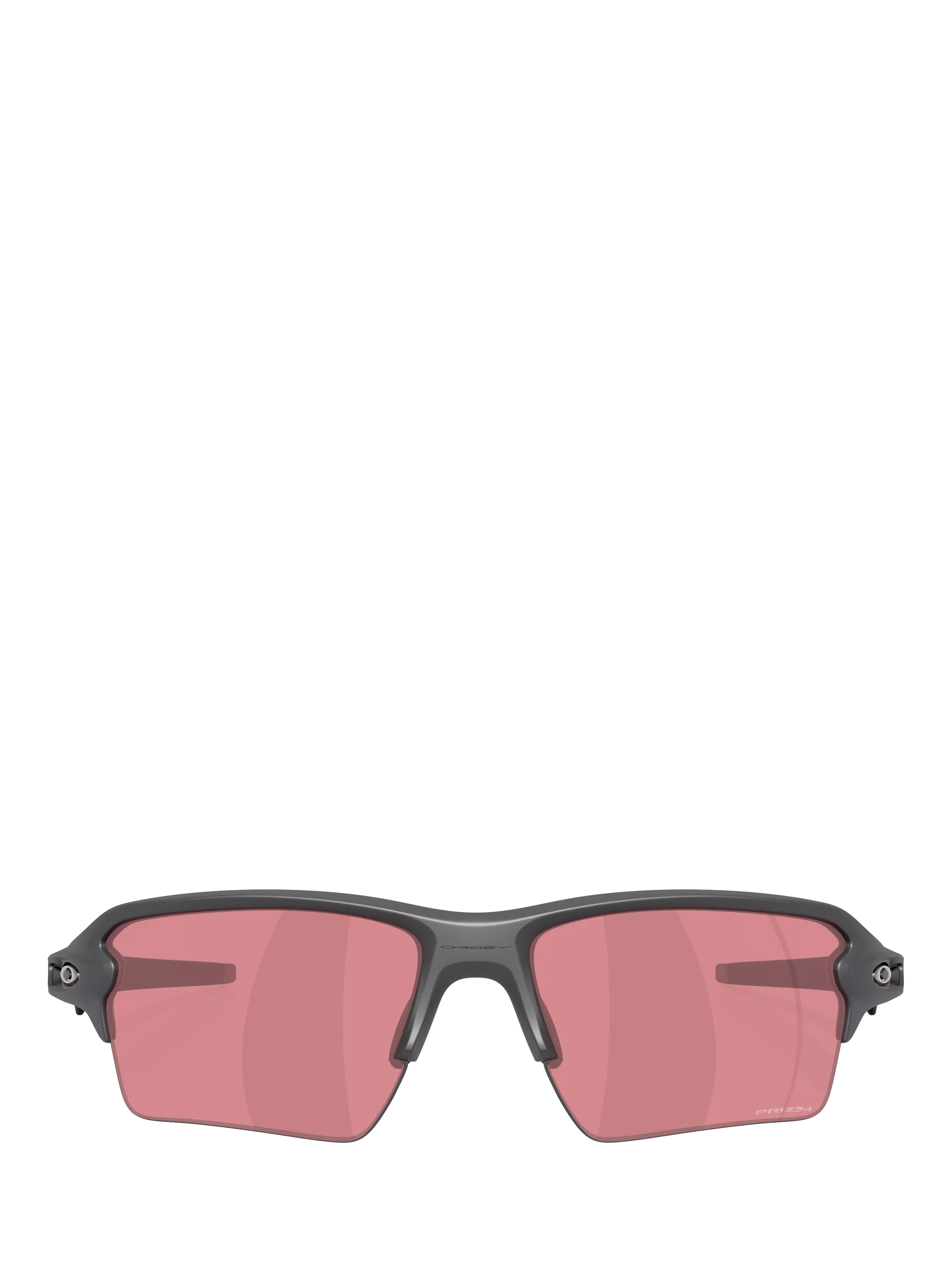 Oakley mirrored rectangular sunglasses grey/pink (British brand)