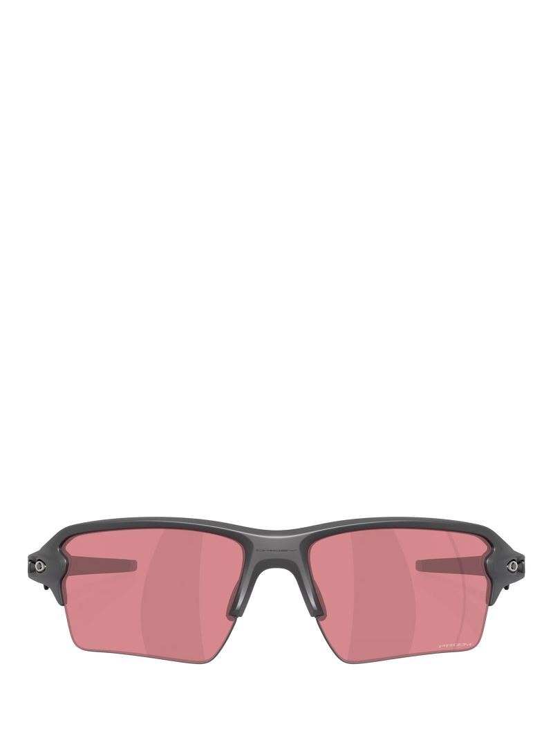 Oakley mirrored rectangular sunglasses grey/pink (British brand)