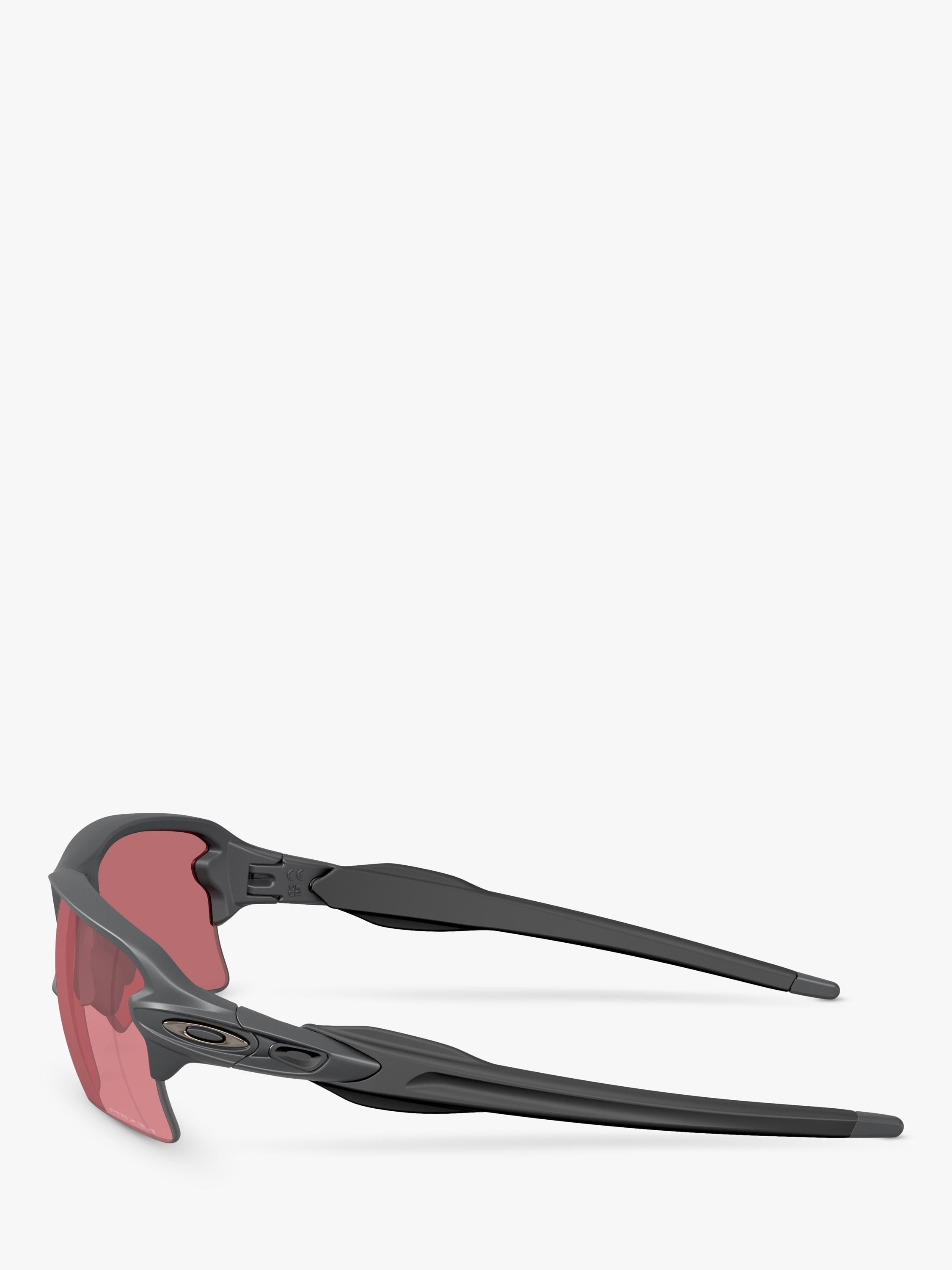 Oakley mirrored rectangular sunglasses grey/pink (British brand)