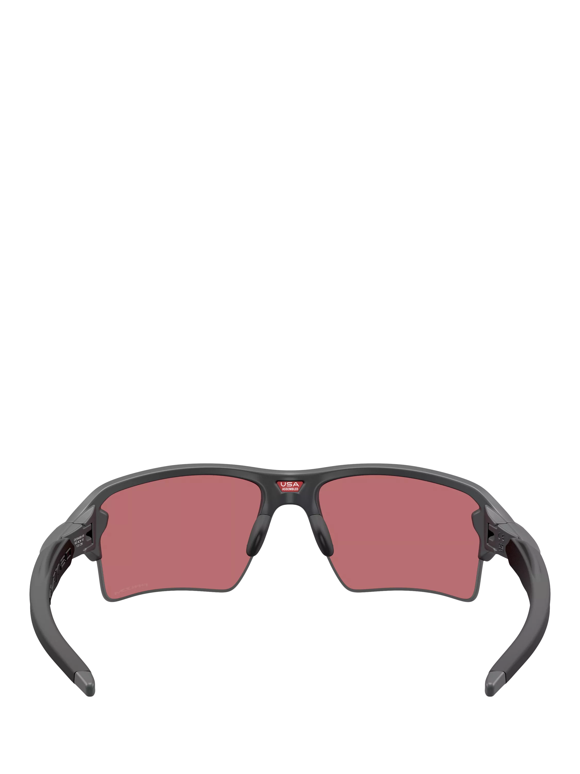 Oakley mirrored rectangular sunglasses grey/pink (British brand)