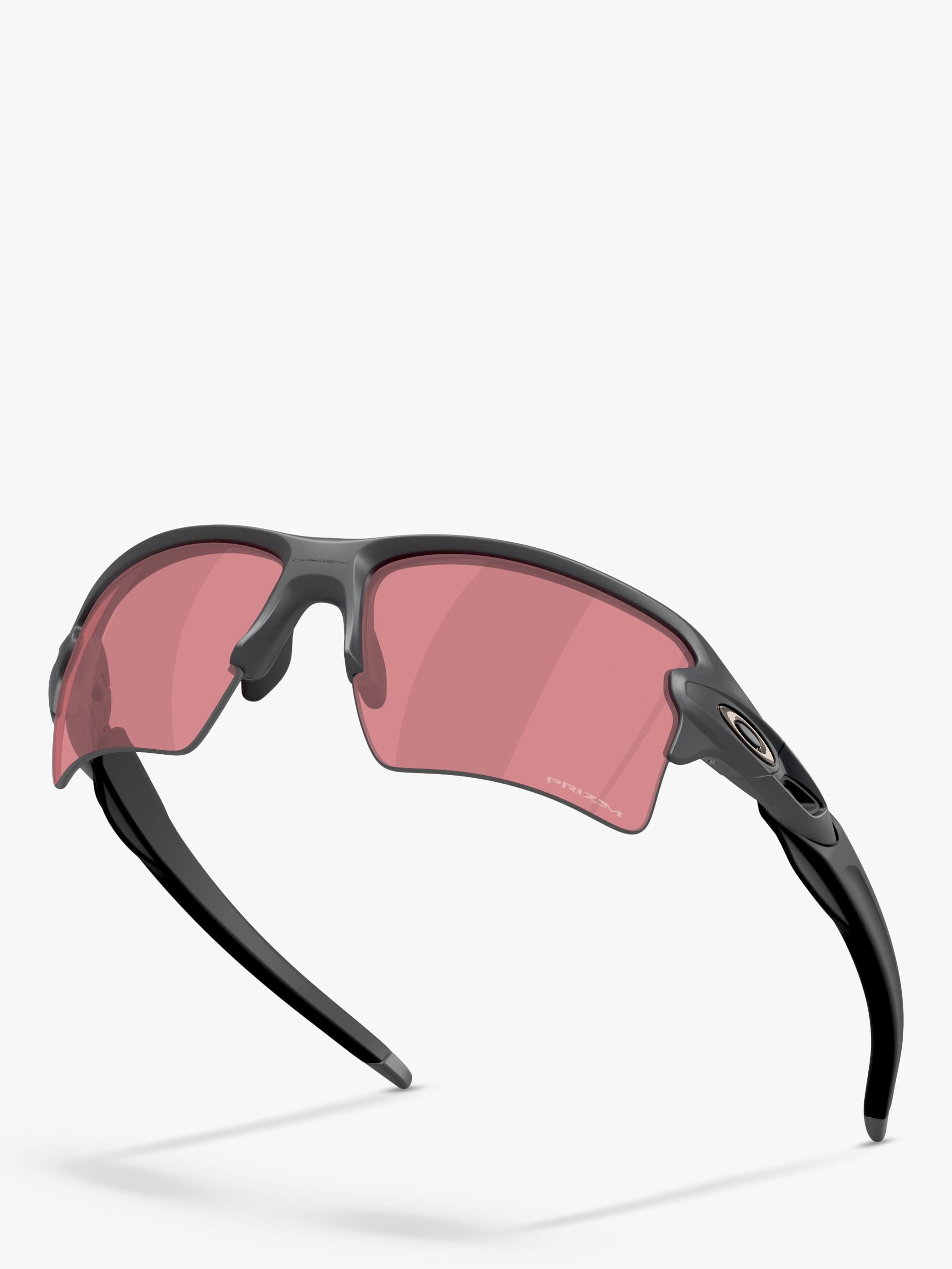 Oakley mirrored rectangular sunglasses grey/pink (British brand)