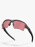 Oakley mirrored rectangular sunglasses grey/pink (British brand)