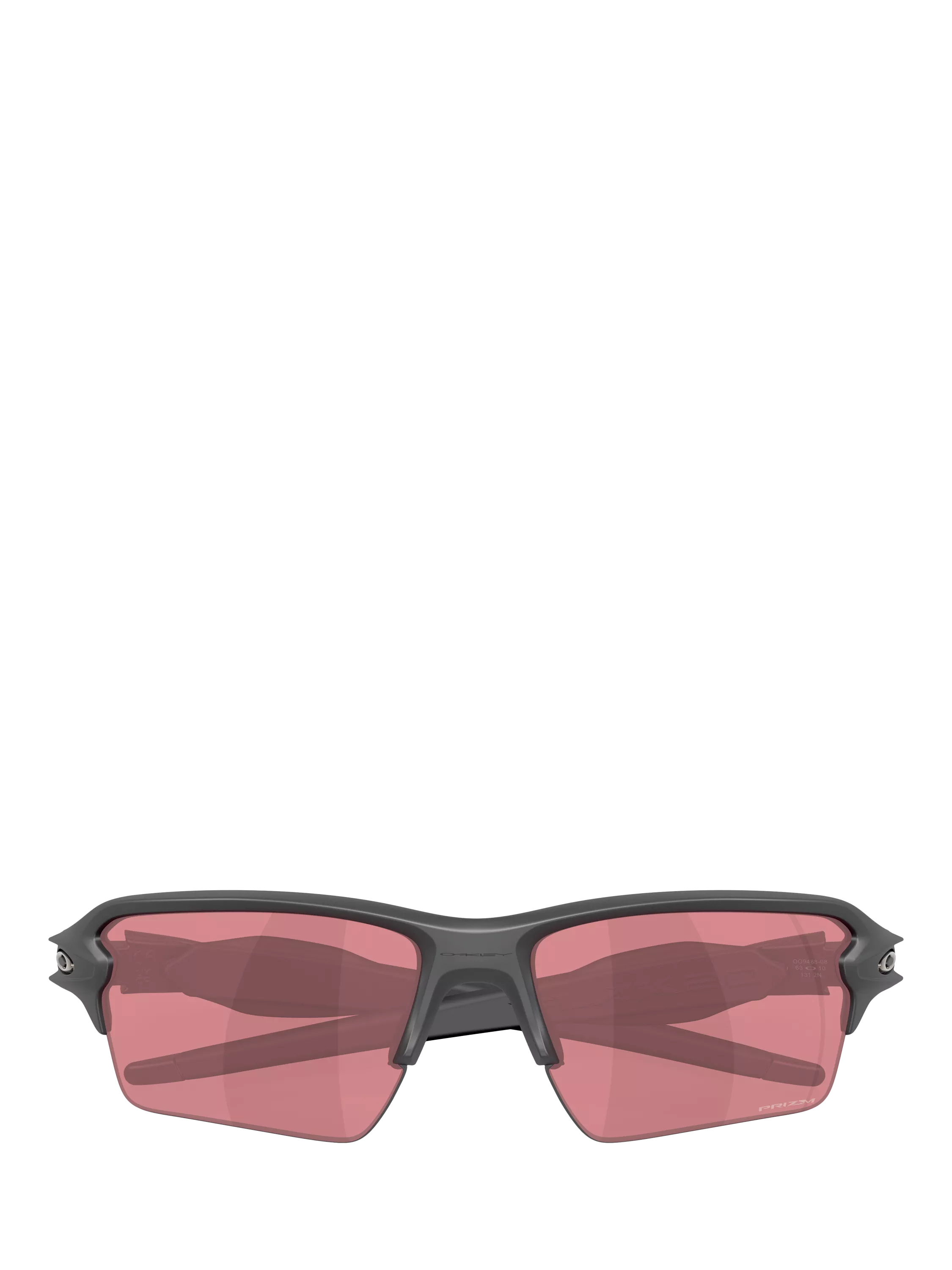 Oakley mirrored rectangular sunglasses grey/pink (British brand)
