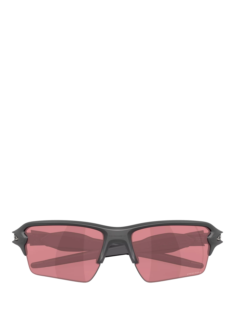 Oakley mirrored rectangular sunglasses grey/pink (British brand)