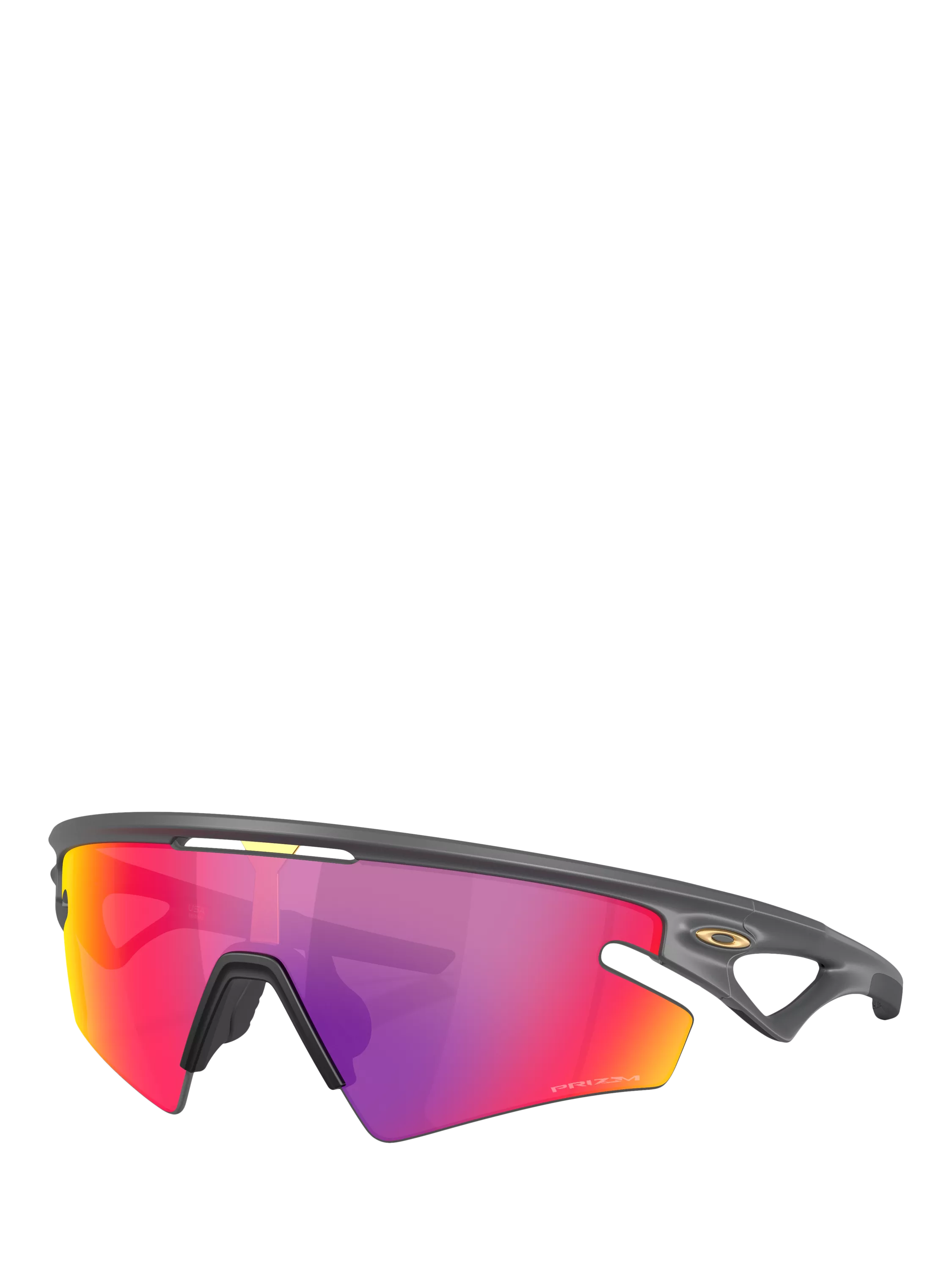 Oakley OO9499 unisex irregular sunglasses grey/purple, imported from the UK