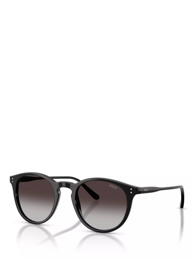 John Lewis Ralph Lauren Polo Ralph Lauren PH4110 Men's Oval Sunglasses, Black/Grey Gradient- Buy online at McGrocer