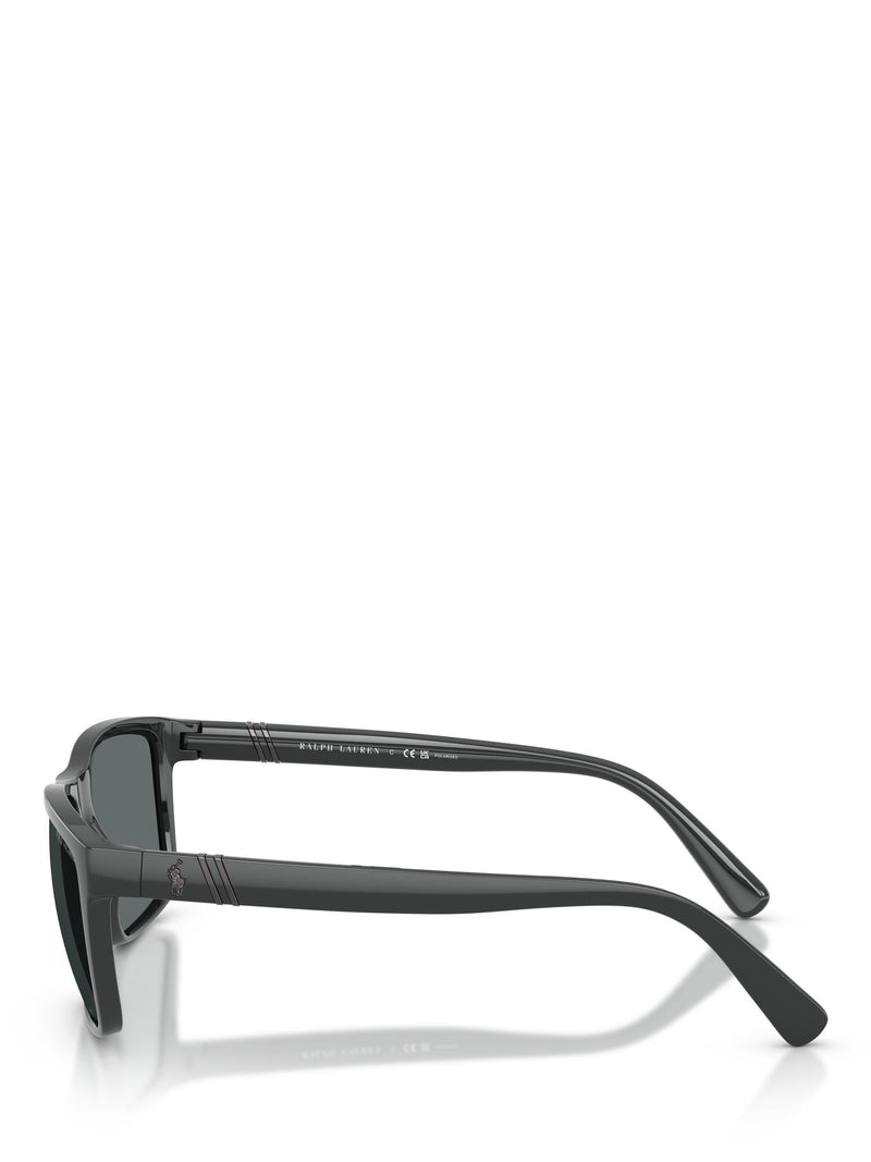 Ralph Lauren rectangular sunglasses polarised grey frame 59mm - British product