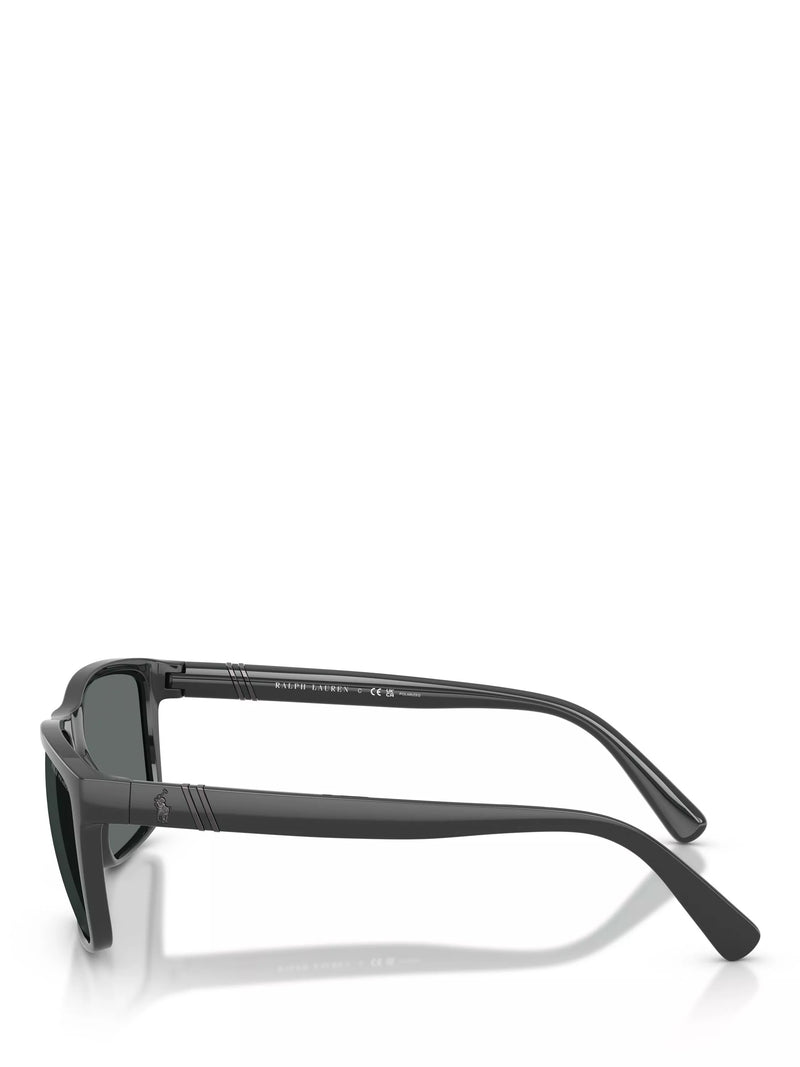 Ralph Lauren rectangular sunglasses polarised grey frame 59mm - British product