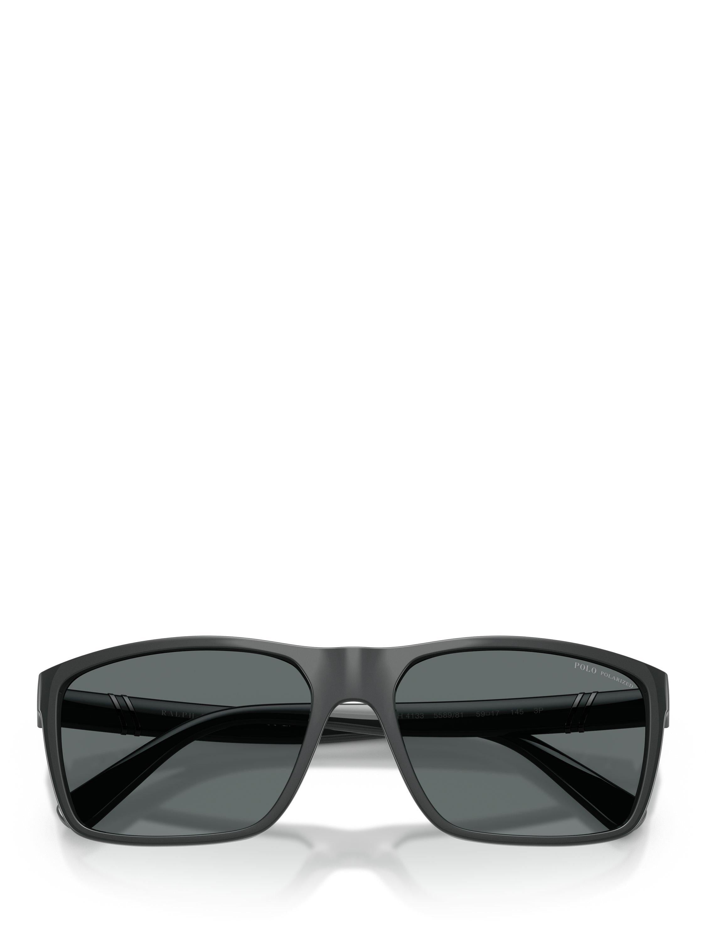 Ralph Lauren rectangular sunglasses polarised grey frame 59mm - British product