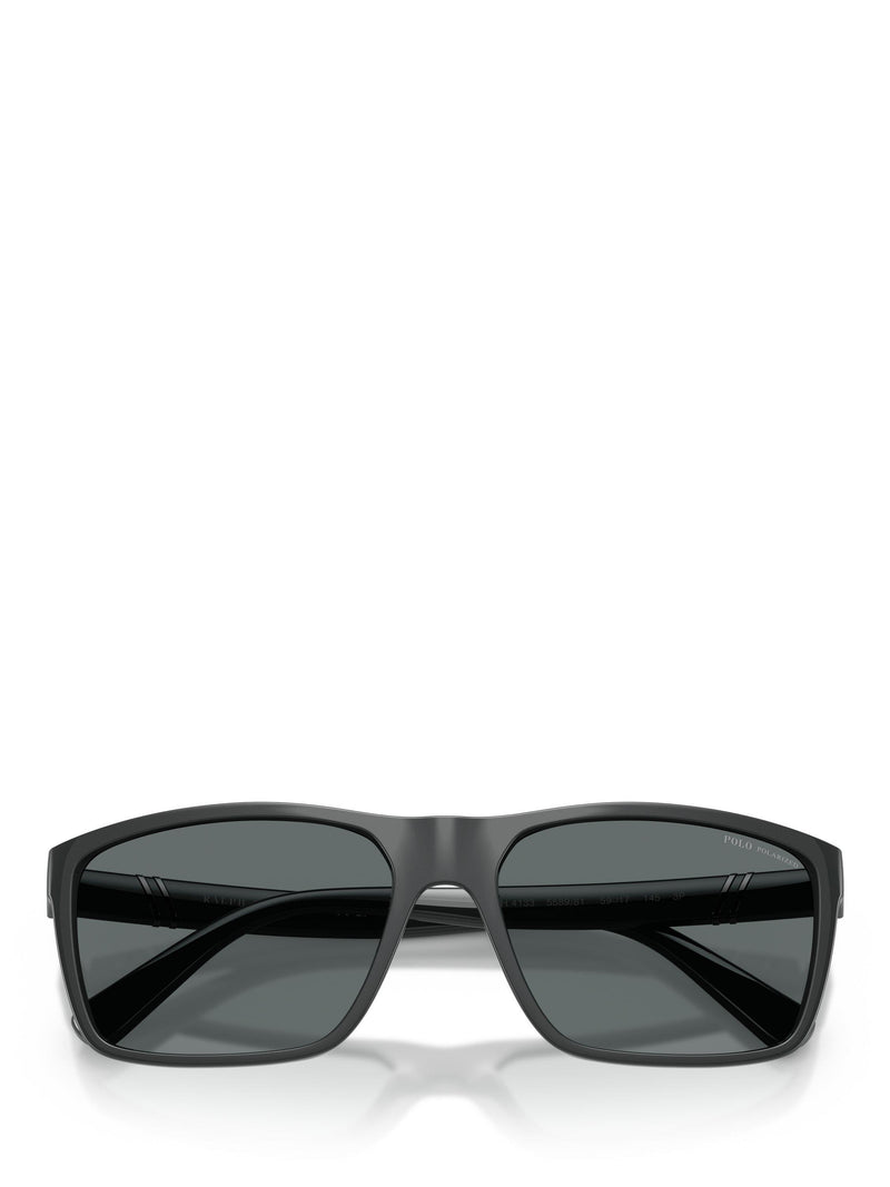 Ralph Lauren rectangular sunglasses polarised grey frame 59mm - British product
