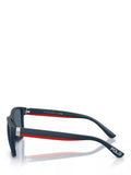 Ralph Lauren men's square sunglasses blue frame 56mm, imported from the UK