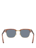 Persol square sunglasses Havana/Blue, imported from the UK
