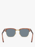 Persol square sunglasses Havana/Blue, imported from the UK
