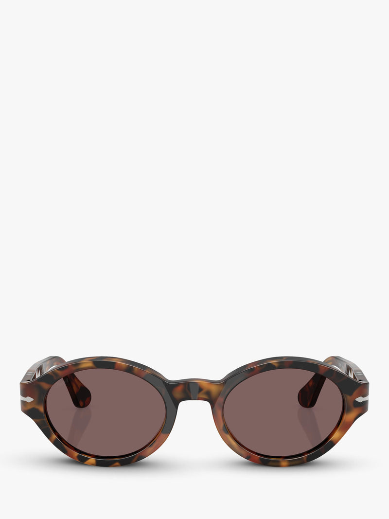 Persol PO3378 oval sunglasses Havana Purple 53mm - British product