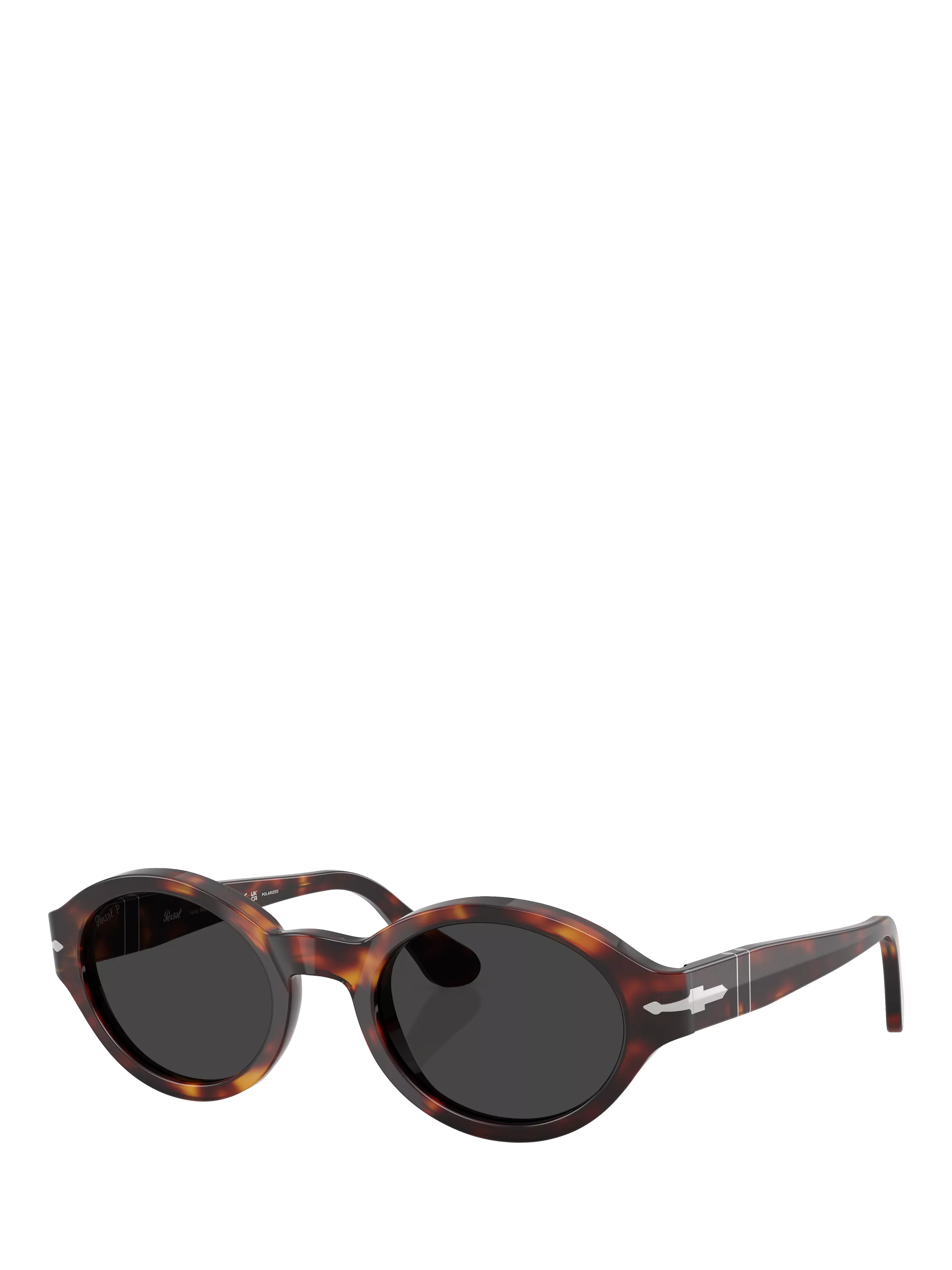 Persol oval sunglasses with polarized glass lenses, UK version
