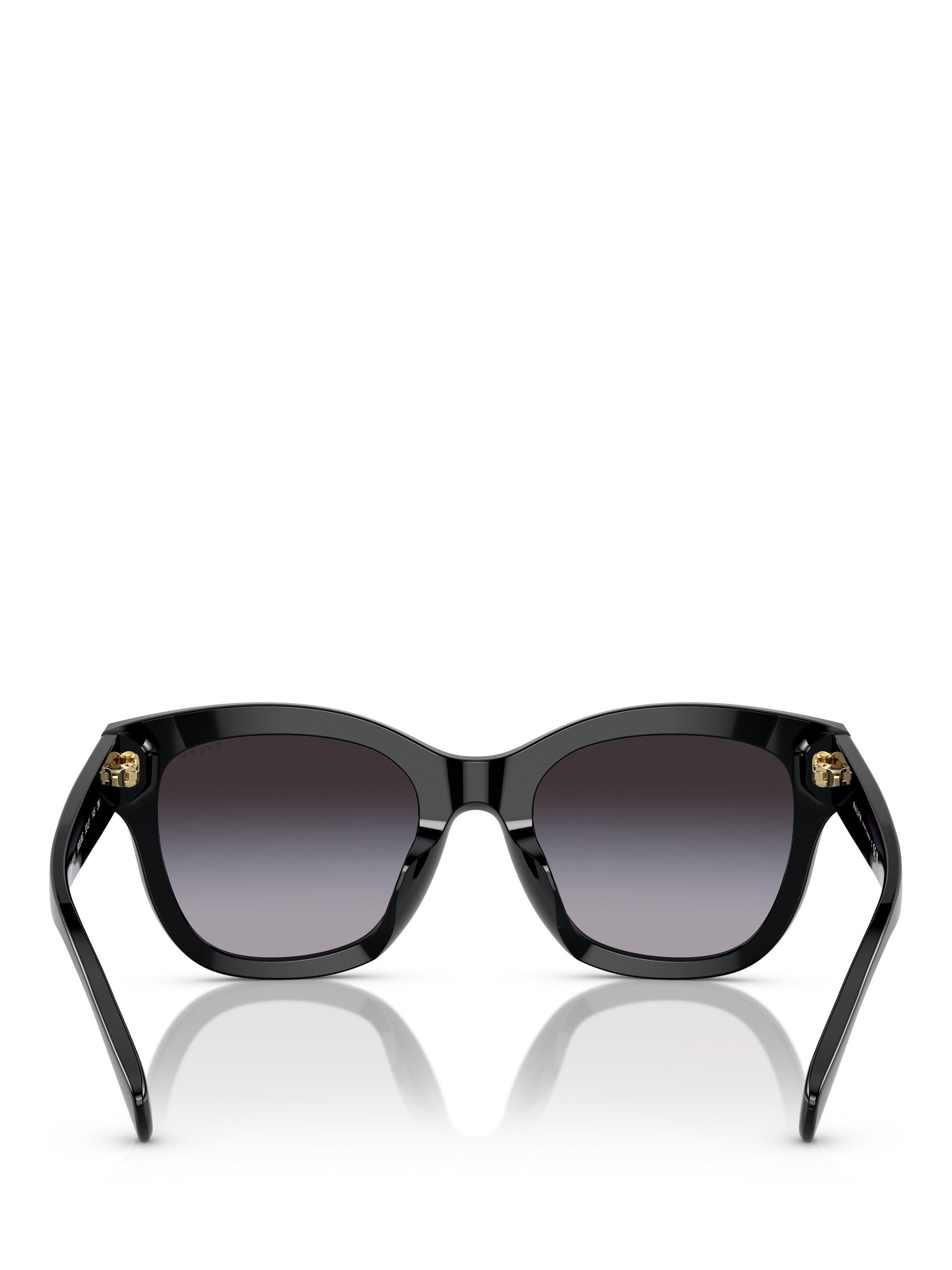 Ralph Lauren oval black gradient sunglasses 52mm, UK version