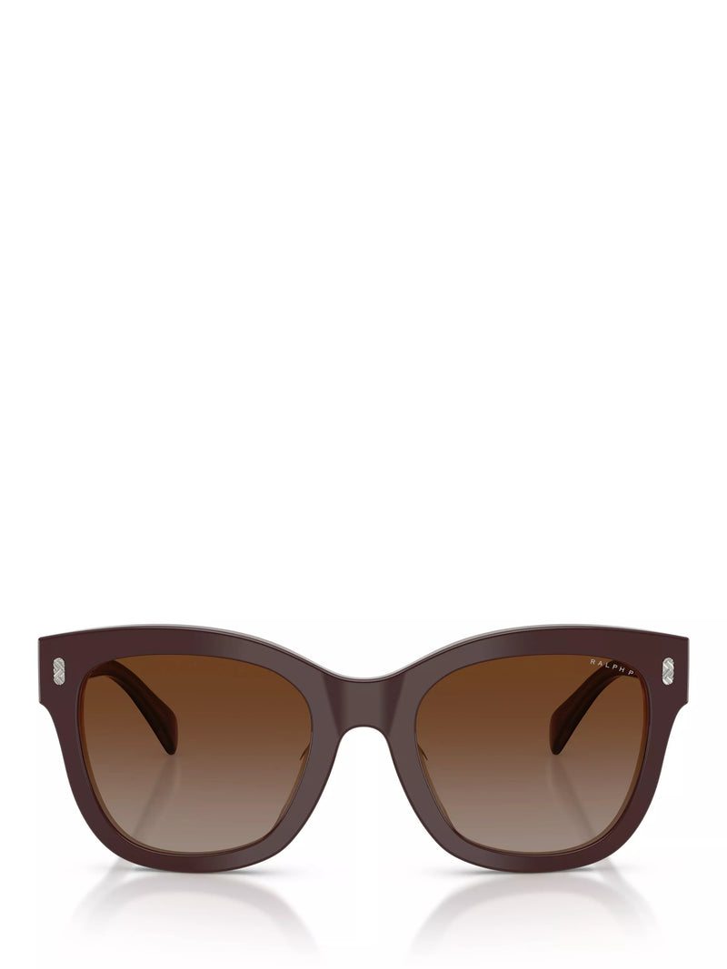 Ralph Lauren women's polarised oval sunglasses brown, 52mm lens, imported from the UK