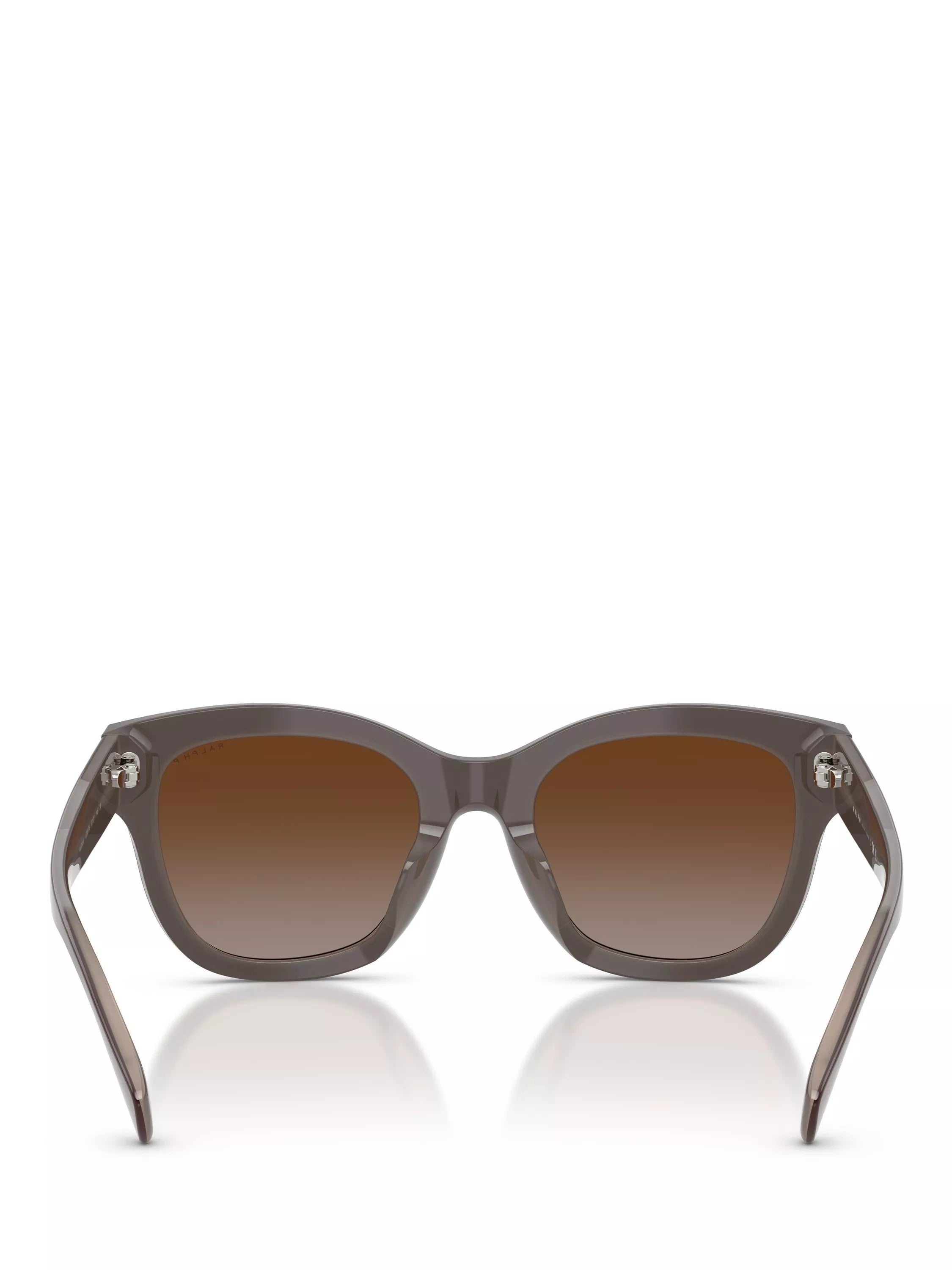 Ralph Lauren women's polarised oval sunglasses brown, 52mm lens, imported from the UK